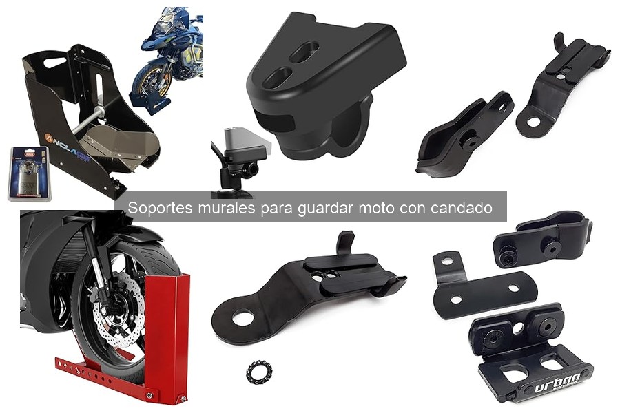 Alternativas a soportes murales para guardar motos