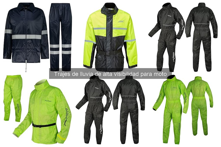 Alternativas a Trajes de Lluvia de Alta Visibilidad para Moto