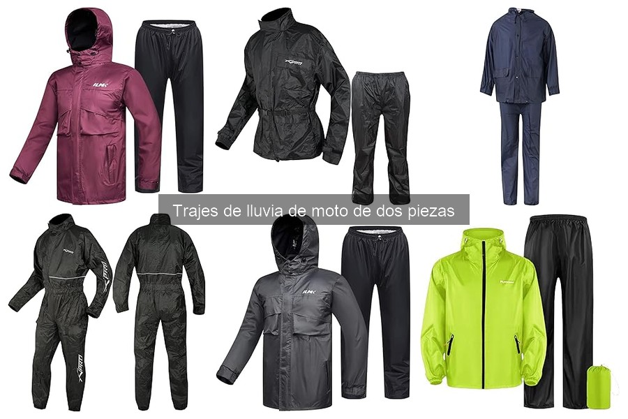 Alternativas a trajes de lluvia de moto de dos piezas