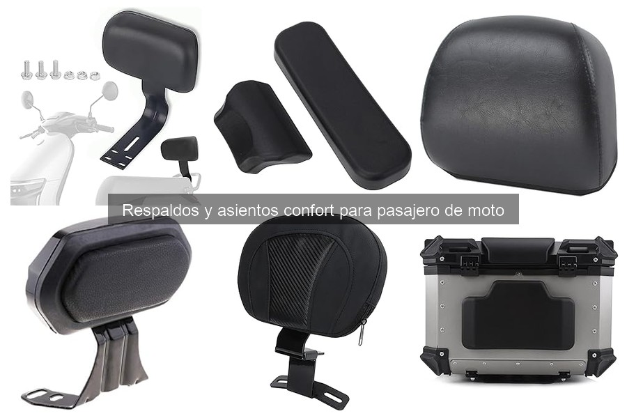 Alternativas cómodas a respaldos y asientos para pasajeros