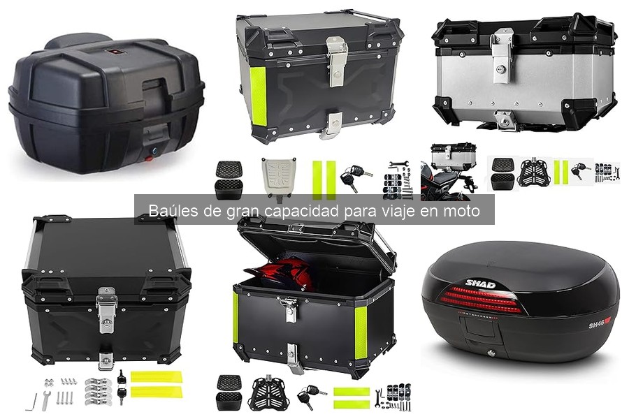 Baúles de gran capacidad para viaje en moto: ¿Qué son?