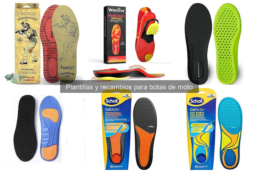 Beneficios de los recambios para botas de moto