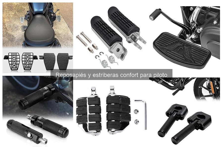 Beneficios de Personalizar Reposapiés y Estriberas de Moto