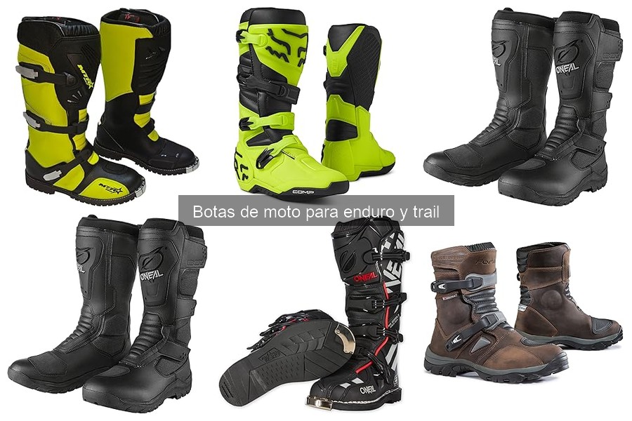 Botas de moto para enduro y trail: características esenciales