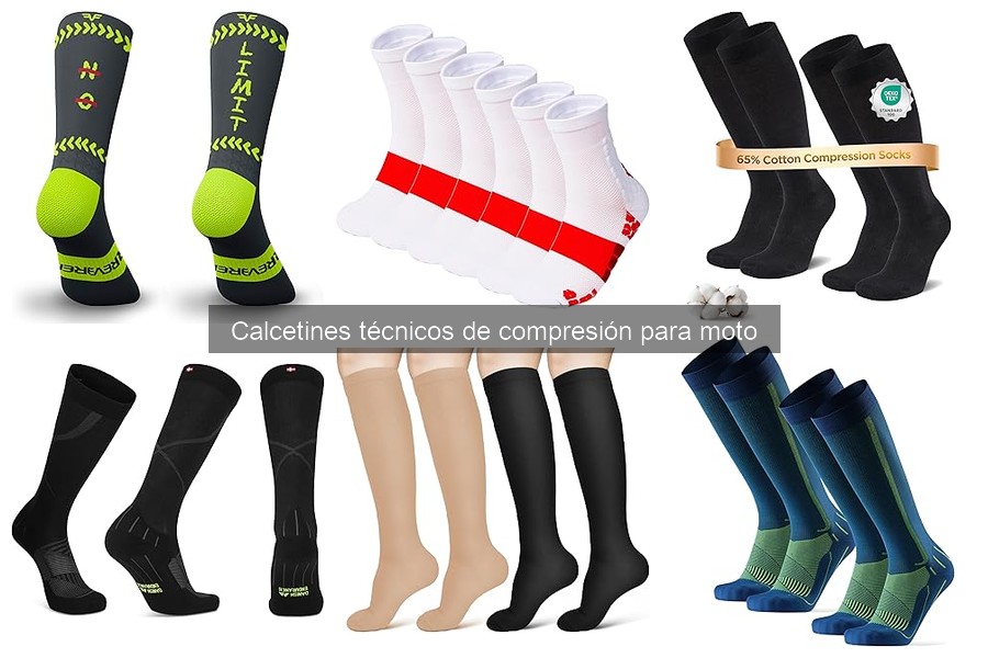 Calcetines técnicos de compresión para moto: ¿qué son?