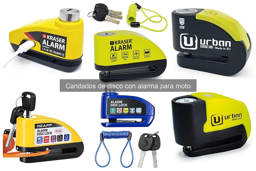 Candado de disco con alarma para moto: ¿Qué es y cómo funciona?