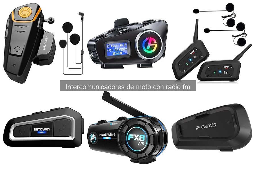 Características Clave de Intercomunicadores de Moto con FM