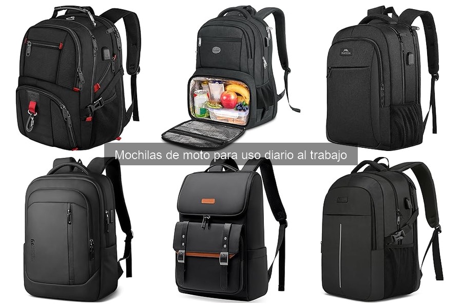 Características clave de mochilas de moto para el día a día