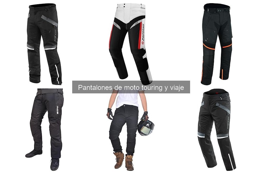Características clave de pantalones de moto touring