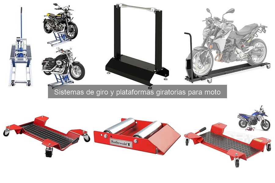 Características clave para elegir sistemas de giro para moto