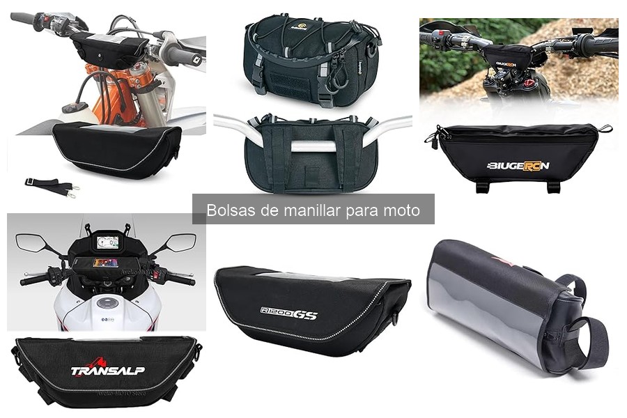 Características de las bolsas de manillar para moto