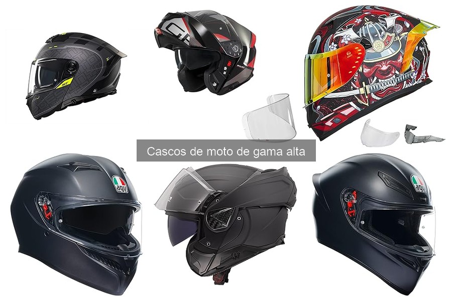 Características de los Cascos de Moto de Gama Alta