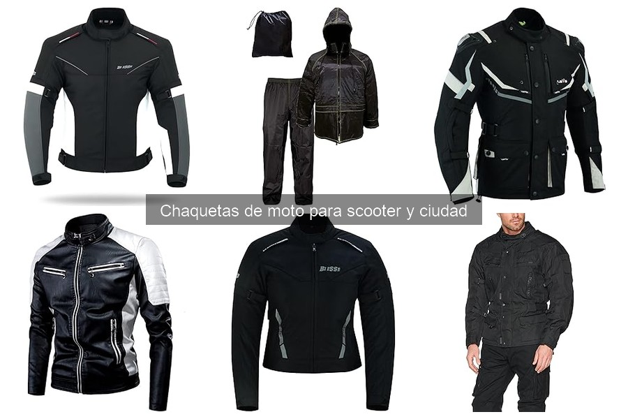 ** Características de seguridad en chaquetas de moto urbanas