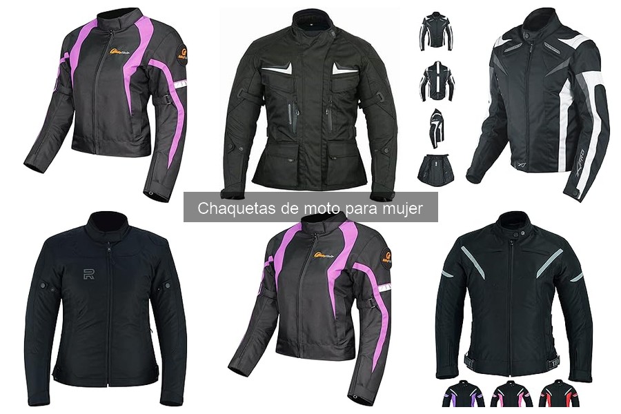 Características esenciales de chaquetas de moto para mujer