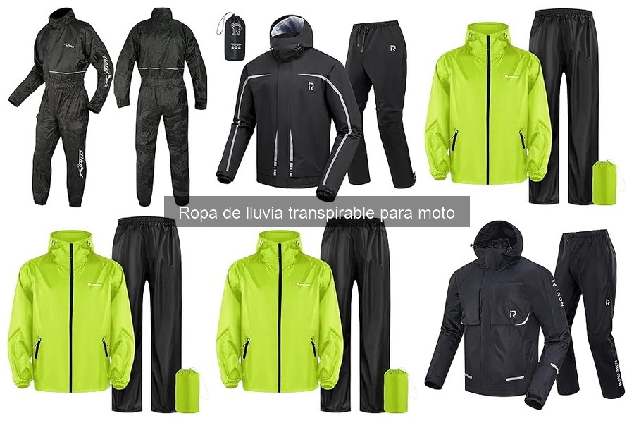 Características esenciales de la ropa de lluvia para moto