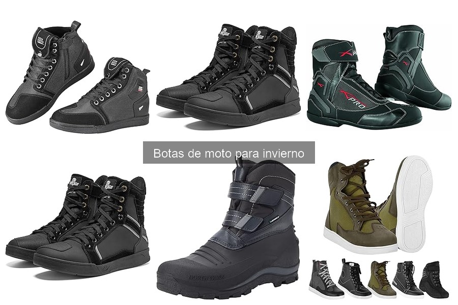 Características esenciales de las botas de moto para invierno