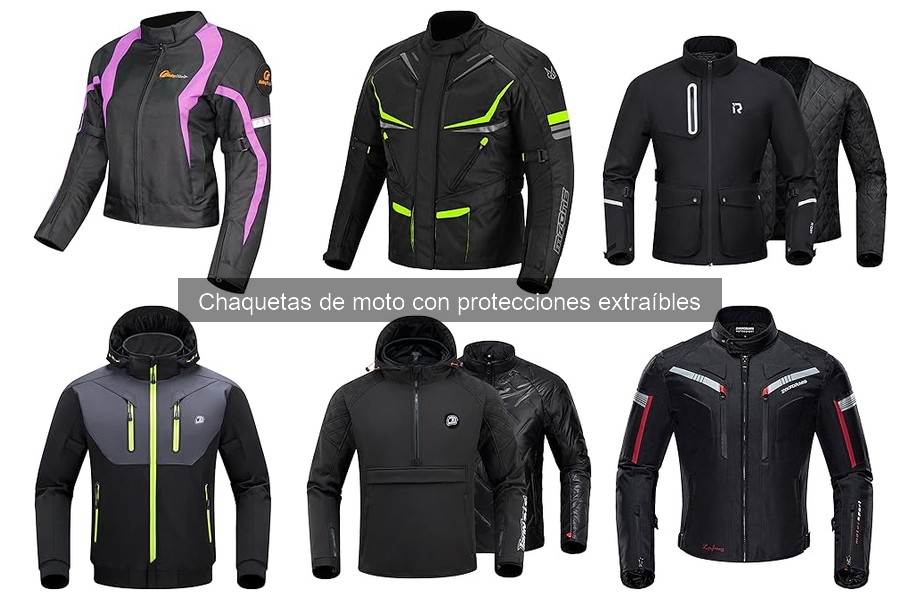 Chaquetas de moto con protecciones para cualquier clima