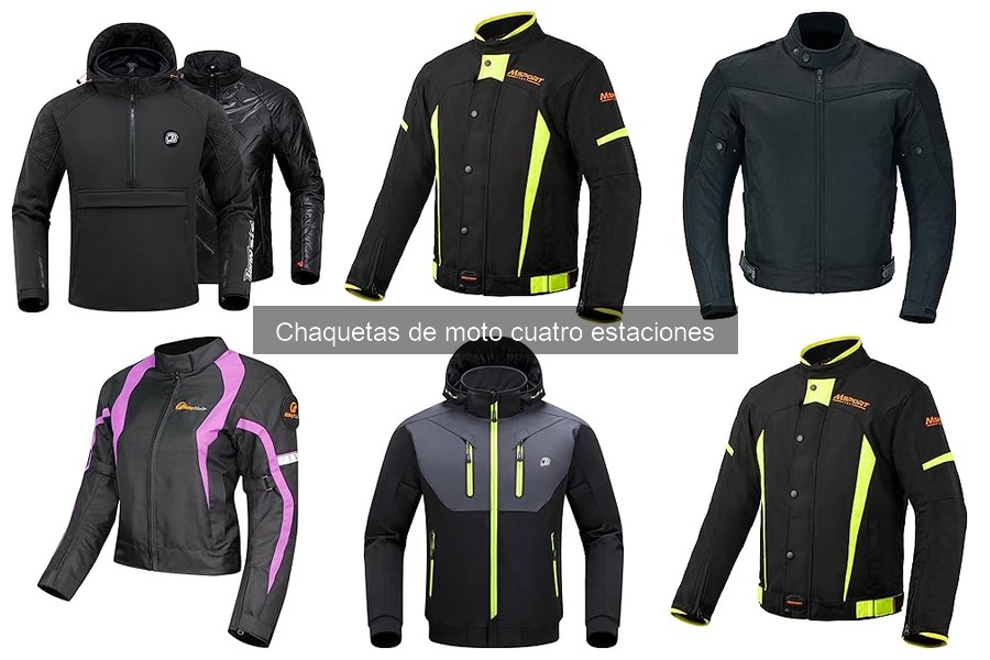 Chaquetas de moto cuatro estaciones: ¿son impermeables realmente?