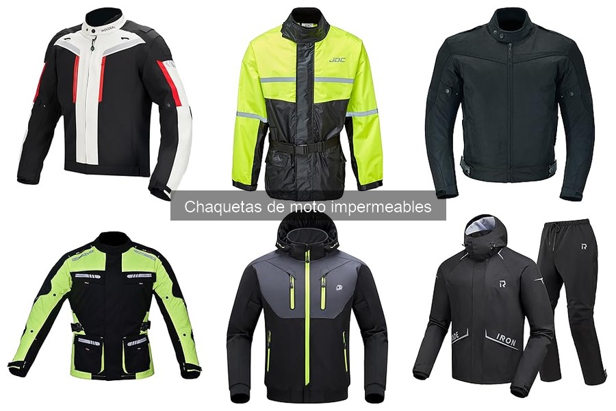 Chaquetas de moto impermeables: función y características