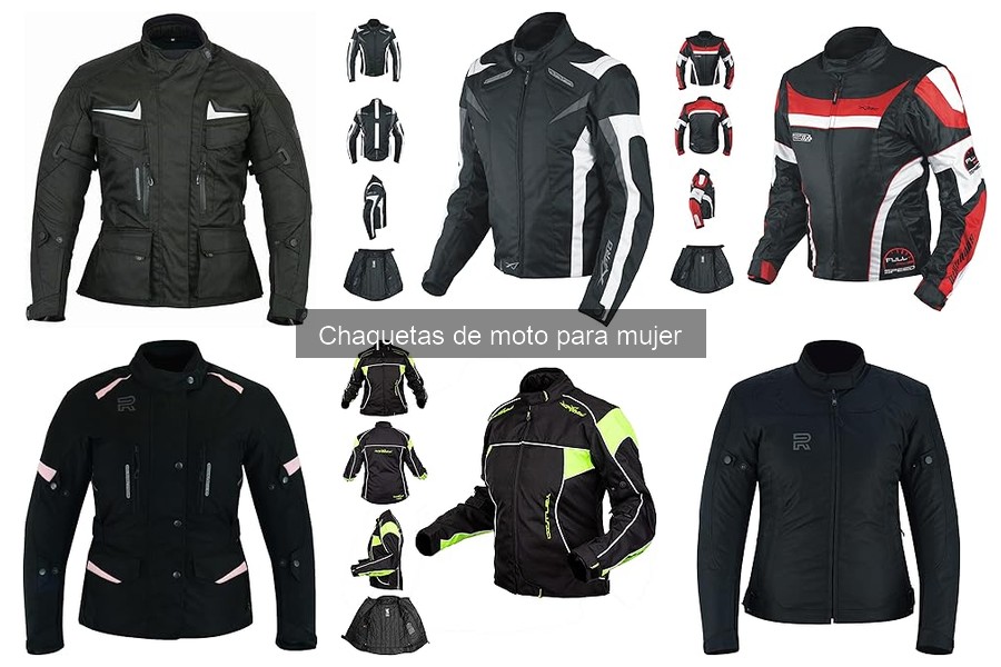 Chaquetas de moto para mujer con protección extra y estilo