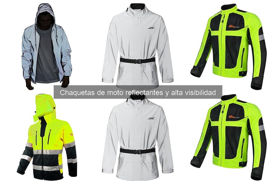 Chaquetas de moto reflectantes para todos los climas
