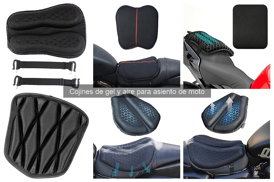Cojines de aire en moto: ¿son cómodos para viajes largos?