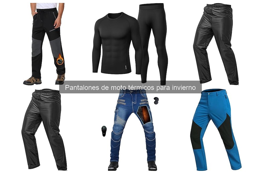 Combina pantalones térmicos de moto para un invierno seguro