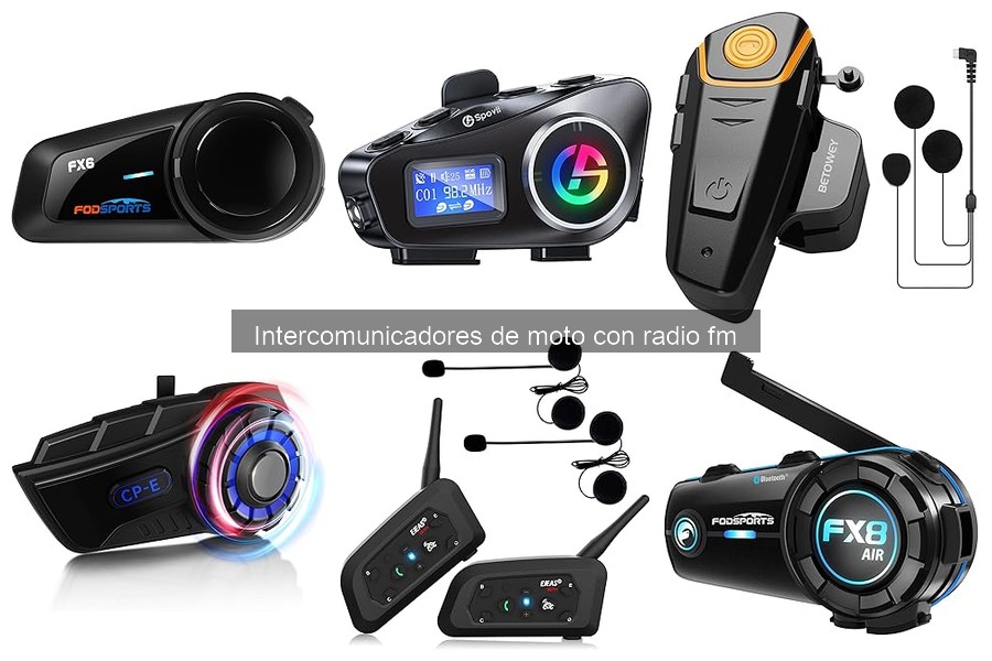 Cómo cuidar intercomunicadores de moto con radio FM