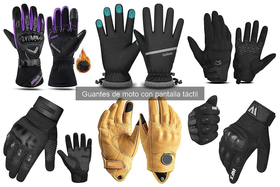 Cómo cuidar tus guantes de moto con pantalla táctil