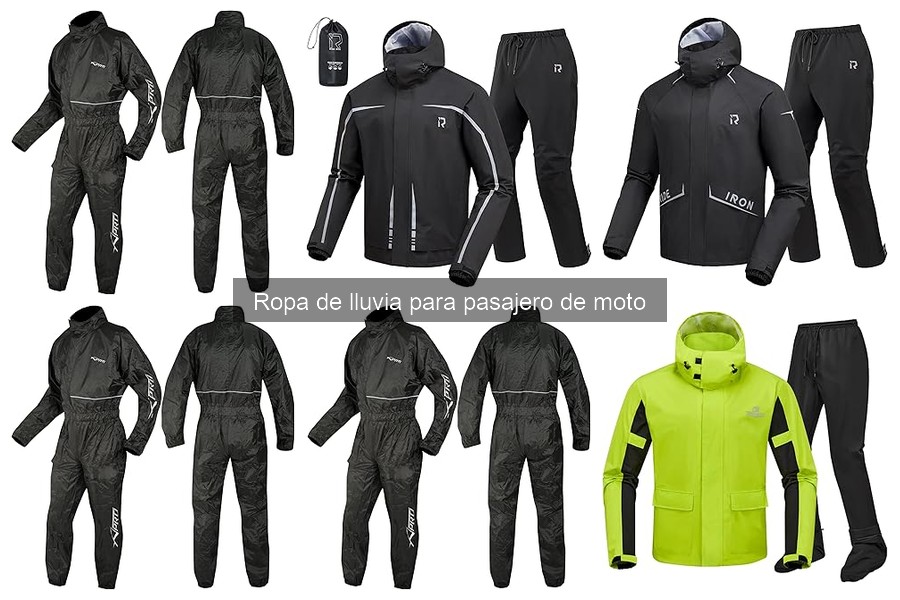 Cómo cuidar y mantener la ropa de lluvia para moto