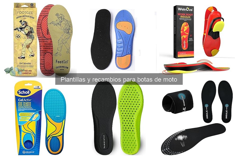 Cómo cuidar y mantener plantillas para botas de moto