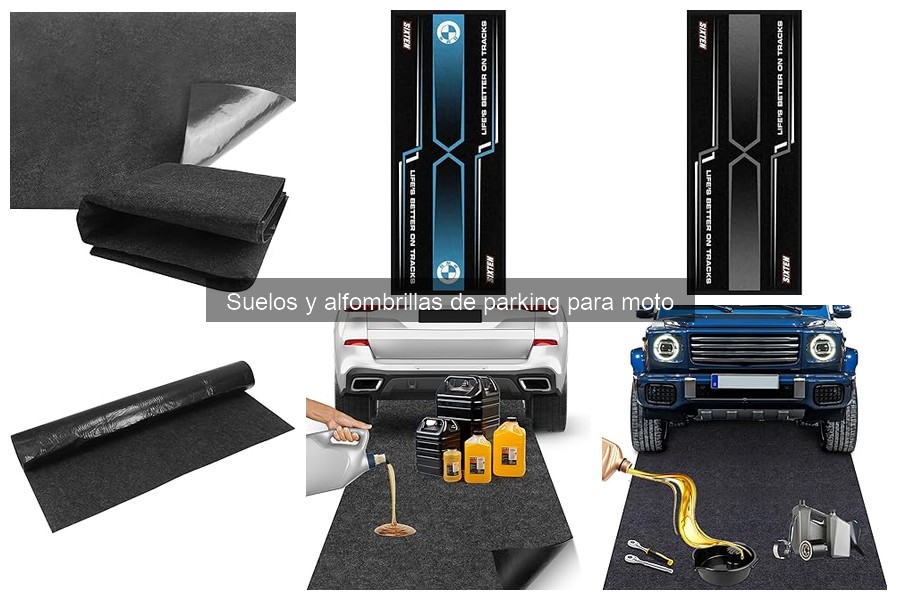 Cómo elegir alfombrillas de parking para motos: guía completa