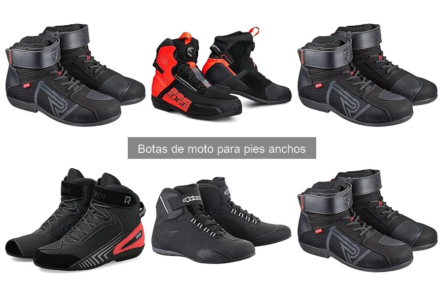 Cómo elegir botas de moto para pies anchos: guía práctica