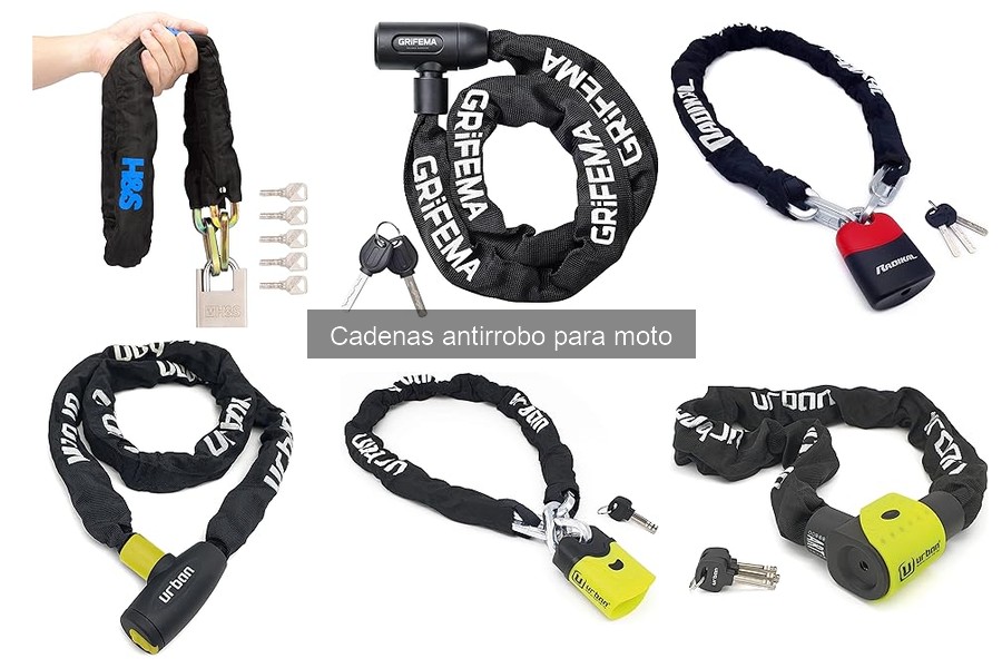 Cómo elegir cadenas antirrobo para moto: guía completa