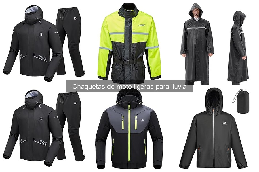 Cómo elegir chaquetas de moto ligeras para lluvia
