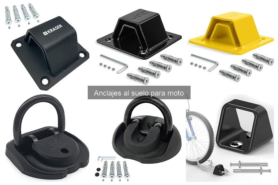 Cómo elegir el anclaje al suelo perfecto para tu moto