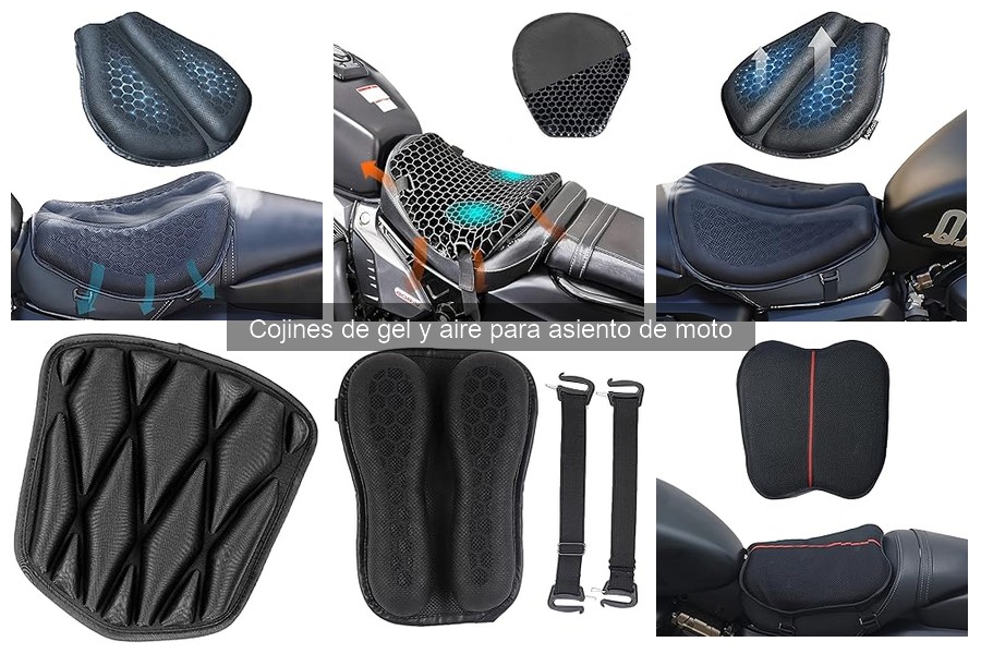 Cómo elegir el cojín de gel ideal para tu moto