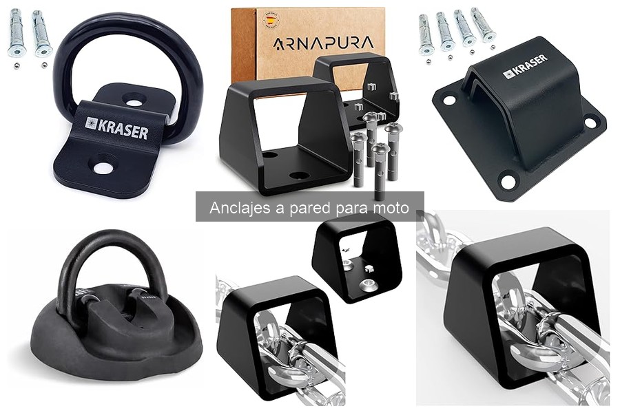 Cómo elegir el lugar ideal para anclajes a pared para moto