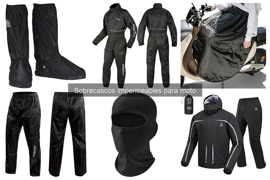 Cómo elegir el mejor sobrecasco impermeable para moto