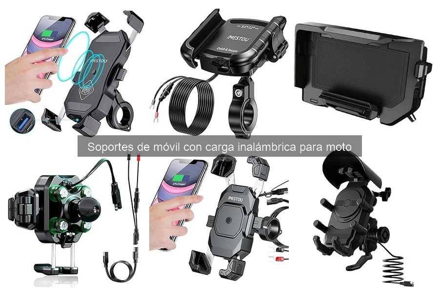 Cómo elegir el mejor soporte de móvil con carga inalámbrica para moto
