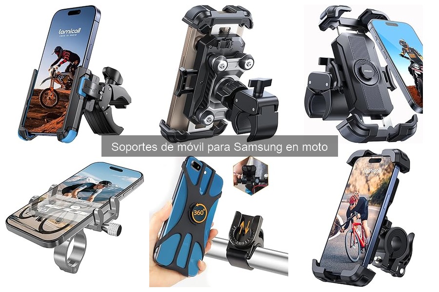 Cómo elegir el mejor soporte de móvil para Samsung en moto