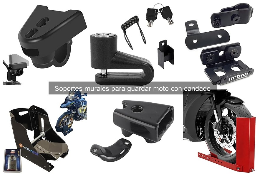 Cómo elegir el mejor soporte mural para moto con candado