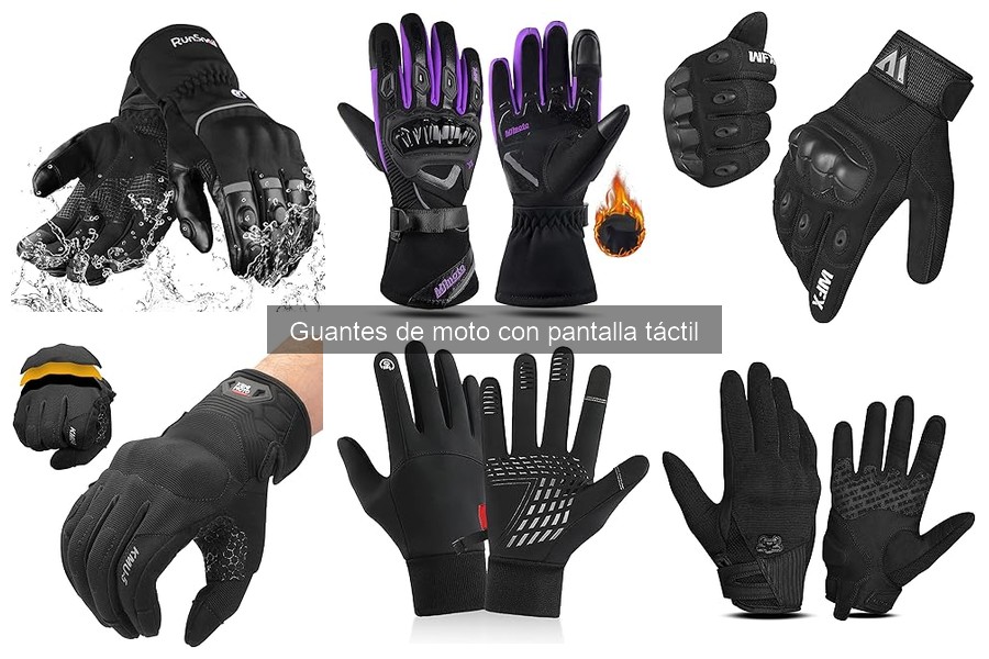 Cómo elegir guantes de moto con pantalla táctil adecuados