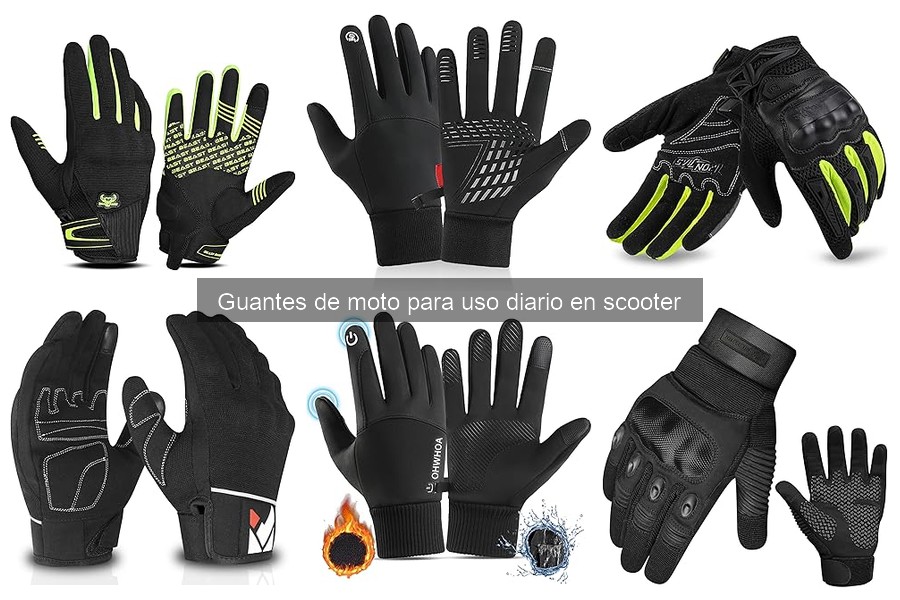 Cómo elegir guantes de moto para uso diario en scooter