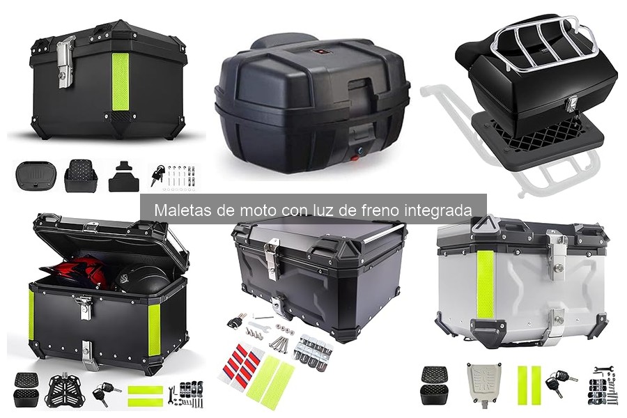 Cómo elegir la mejor maleta de moto con luz de freno