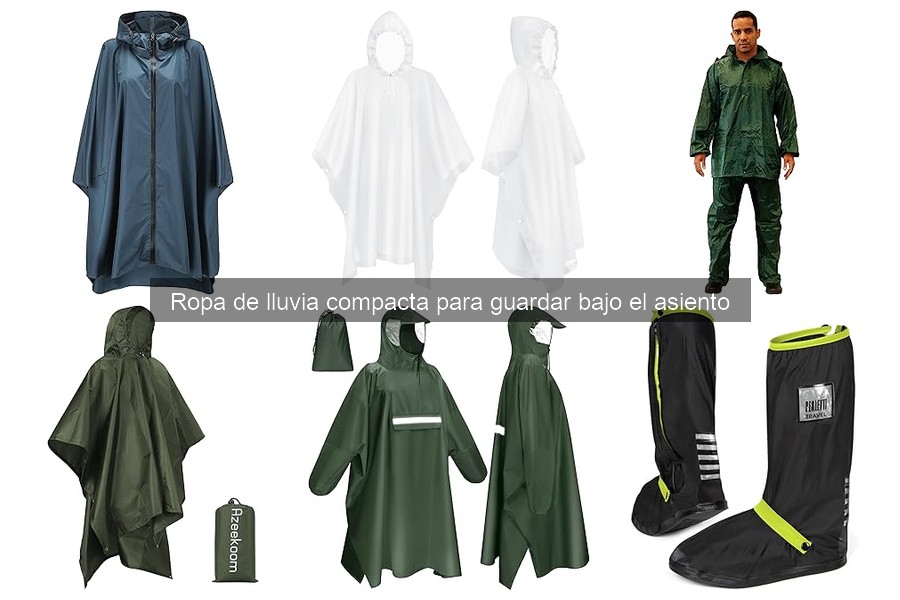 Cómo elegir la mejor ropa de lluvia compacta para moto