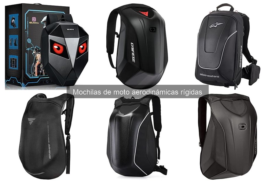 Cómo elegir la mochila de moto aerodinámica rígida ideal
