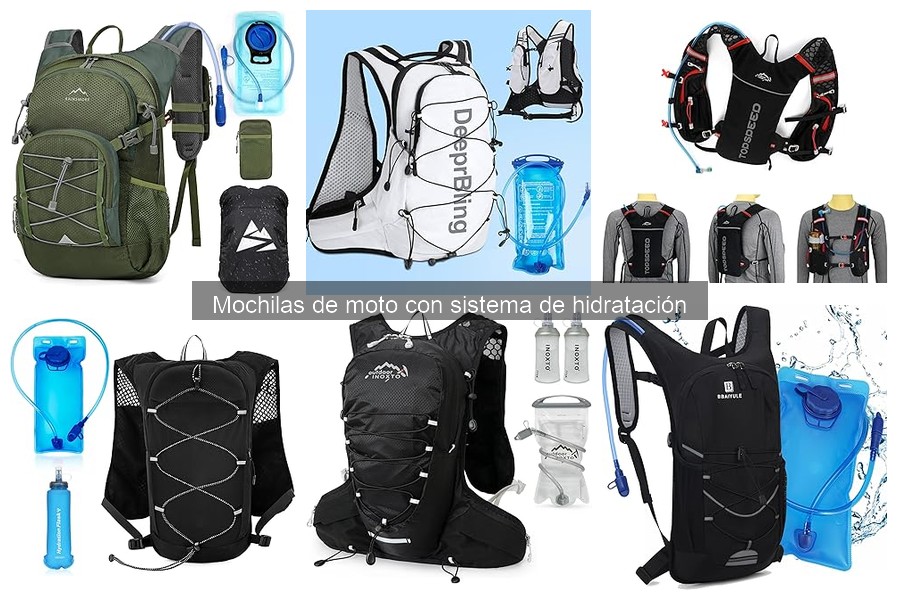 Cómo elegir la mochila de moto con sistema de hidratación
