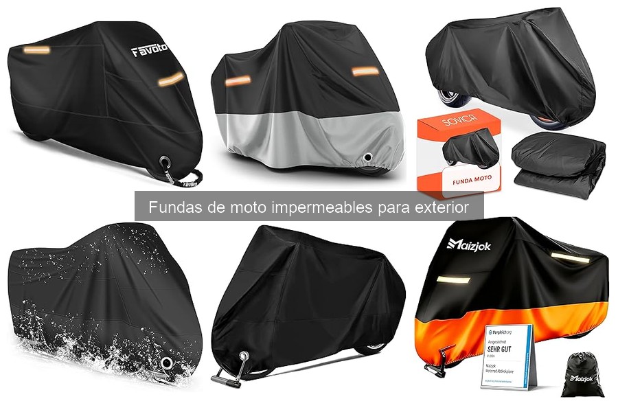 Cómo elegir la talla de una funda de moto impermeable
