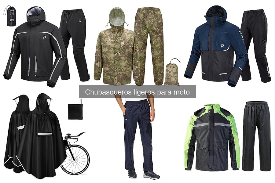 Cómo elegir la talla del chubasquero ligero para moto